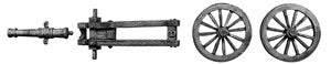 (100AOR065) 3 pdr Battalion Gun