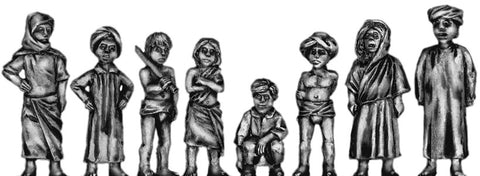 (100CIV025) Indian Children Set