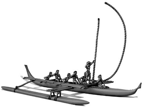 (100HAW12) Hawaiian Canoe