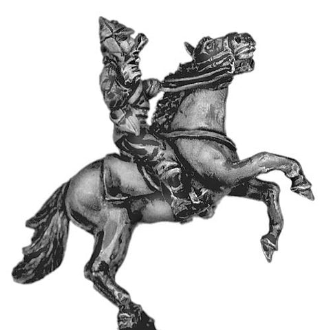 (100HBC21b) Russian Mounted Officer in shelm