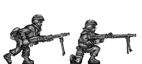 (100MOD011) German Bundeswehr with MG-3 machinegun