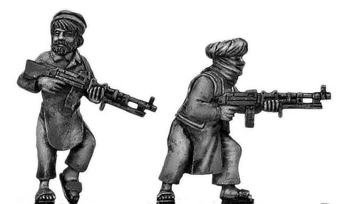 (100MOD071b) Afghan Guerilla with RPD Light MG