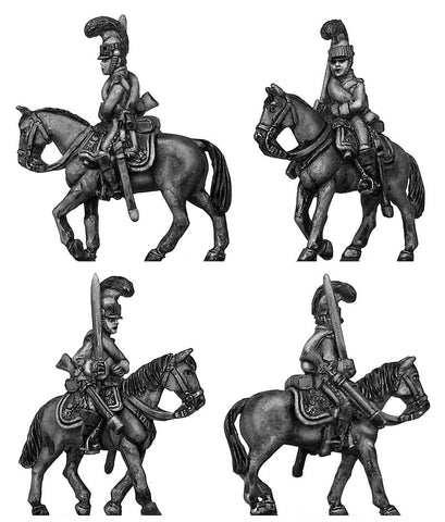 (100NAP10) Saxon Garde du Corps trooper, at rest