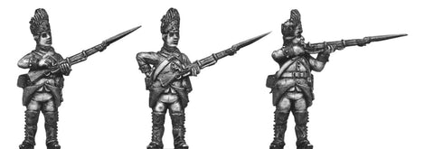 (100WFR511) Austrian Grenadier, bearskin, firing/loading