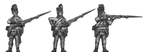 (100WFR522) Hungarian Fusilier, kasket, firing/loading