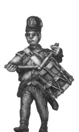 (100WFR523) Hungarian Fusilier drummer, kasket, marching