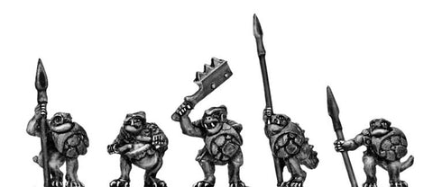(400FAN102) Lizard Warriors with Short Spears