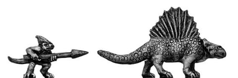 (400FAN105) Fire Drakes with Gecko Handlers
