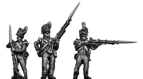 (AB-NED04)  Belgian Line Inf., flank co., firing/loading