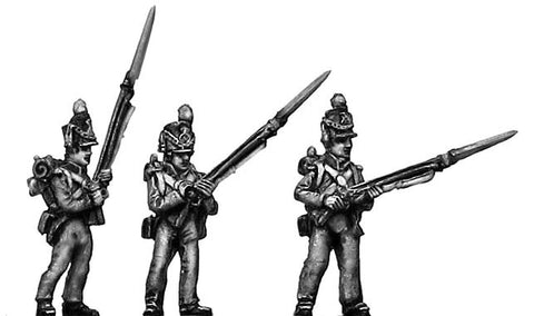 (AB-WB03) Centre Company, standing, port arms