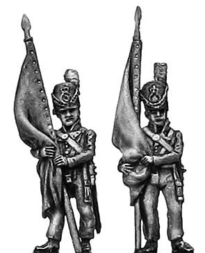 (AB-WB22) Ensign standing, colours encased