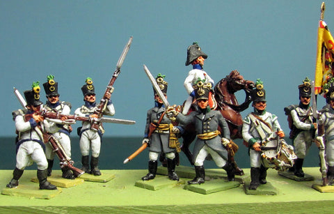 (AB-KK10) German fusilier officer | shako | advancing