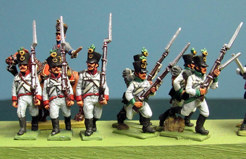 (AB-KK08) German fusilier | shako | marching | shoulder arms