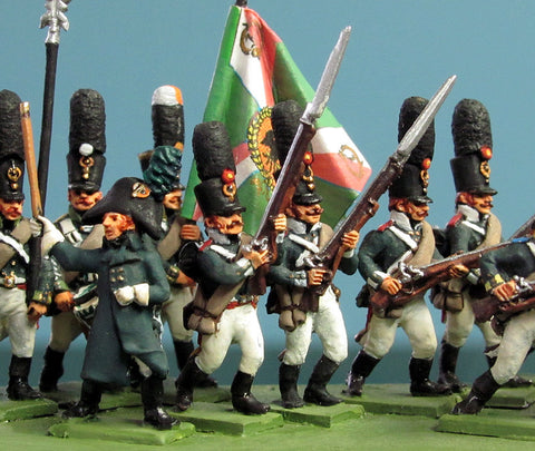 (AB-ER09a) Grenadier | shako | advancing